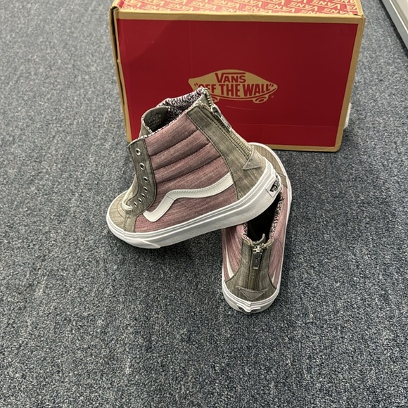 Floral chambray skate high slim zip Vans - Picture 3 of 4